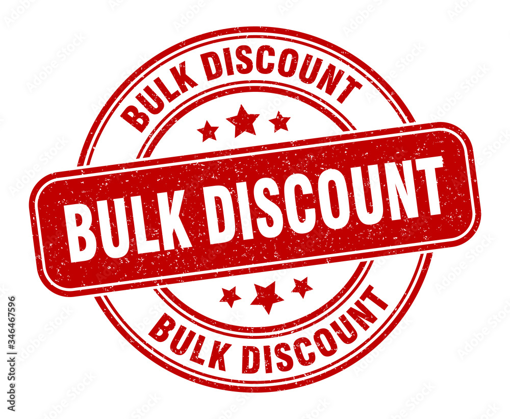 bulk discount stamp. bulk discount label. round grunge sign bulk discount stamp. bulk discount label. round grunge sign