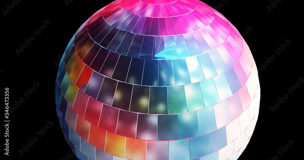 Obraz premium Abstract background with disco ball shiny