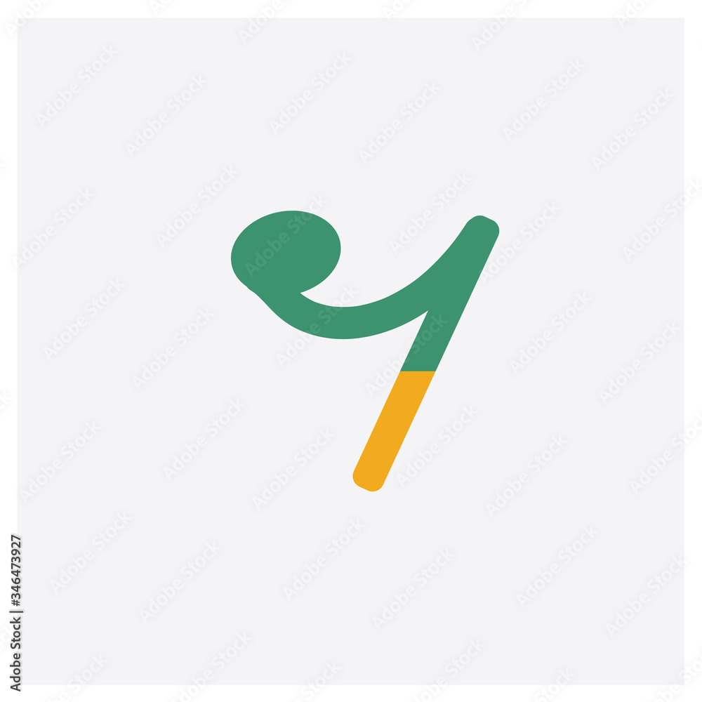 Eight note rest concept 2 colored icon. Isolated orange and green Eight note rest vector symbol design. Can be used for web and mobile UI/UX Eight note rest concept 2 colored icon. Isolated orange and green Eight note rest vector symbol design. Can be used for web and mobile UI/UX