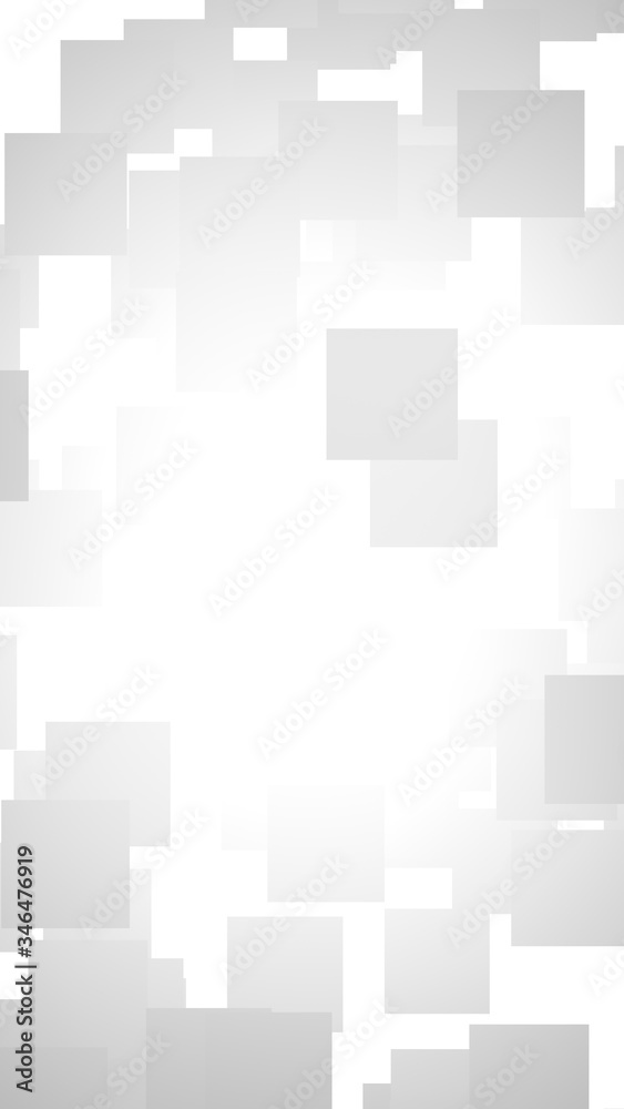 White abstract background. Misty backdrop with grey squares. 3D illustration White abstract background. Misty backdrop with grey squares. 3D illustration