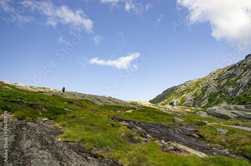 Randonneuse en Hardangervidda