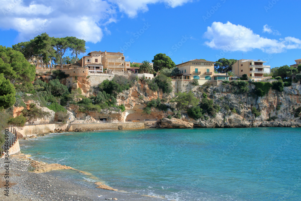 Coast of the island of Palma de Mallorca