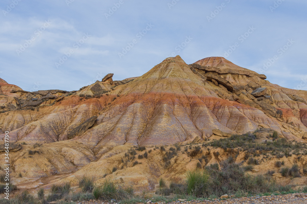 bardenas reales natural park in navarra, spain