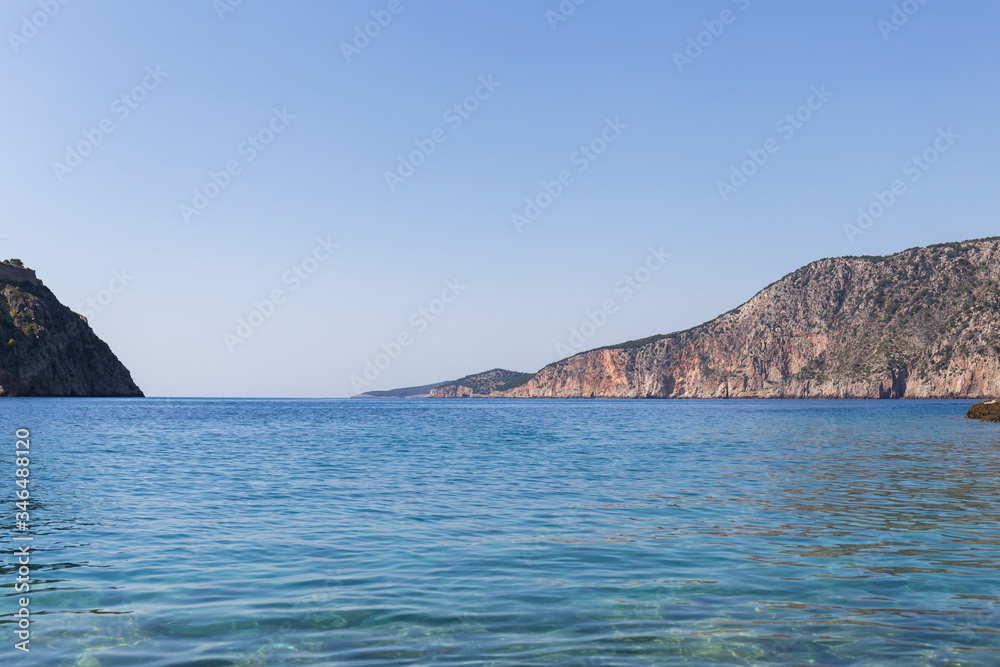 coast in Kefalonia, Ionian islands of Greece coast in Kefalonia, Ionian islands of Greece