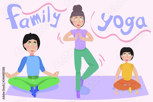 family yoga. fitness classes for the whole family