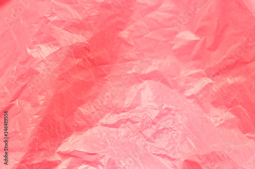 crumpled paper or plastic background © STOCKIMAGE