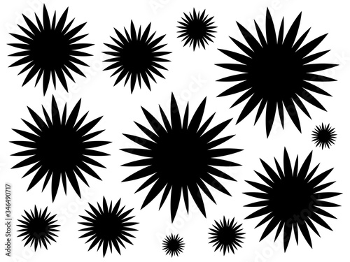 Coronavirus black silhouette. Influenza virus or Coronavirus outbreak background.