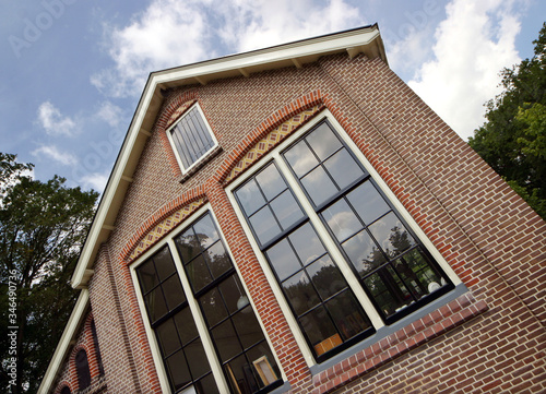 Old historic schoolbuilding. Boschoord. Maatschappij van Weldadigheid Frederiksoord Drenthe Netherlands © A