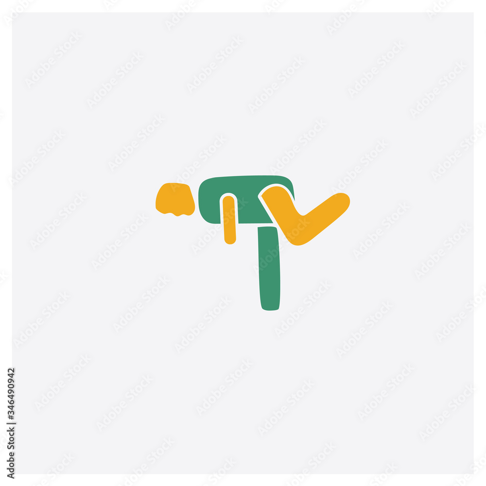 Man Warming Up concept 2 colored icon. Isolated orange and green Man Warming Up vector symbol design. Can be used for web and mobile UI/UX Man Warming Up concept 2 colored icon. Isolated orange and green Man Warming Up vector symbol design. Can be used for web and mobile UI/UX