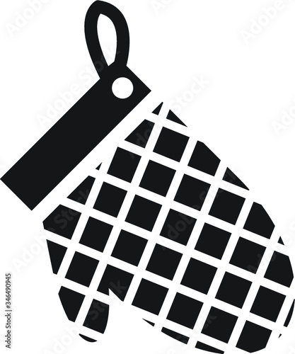 Cooking glove mitten vector icon