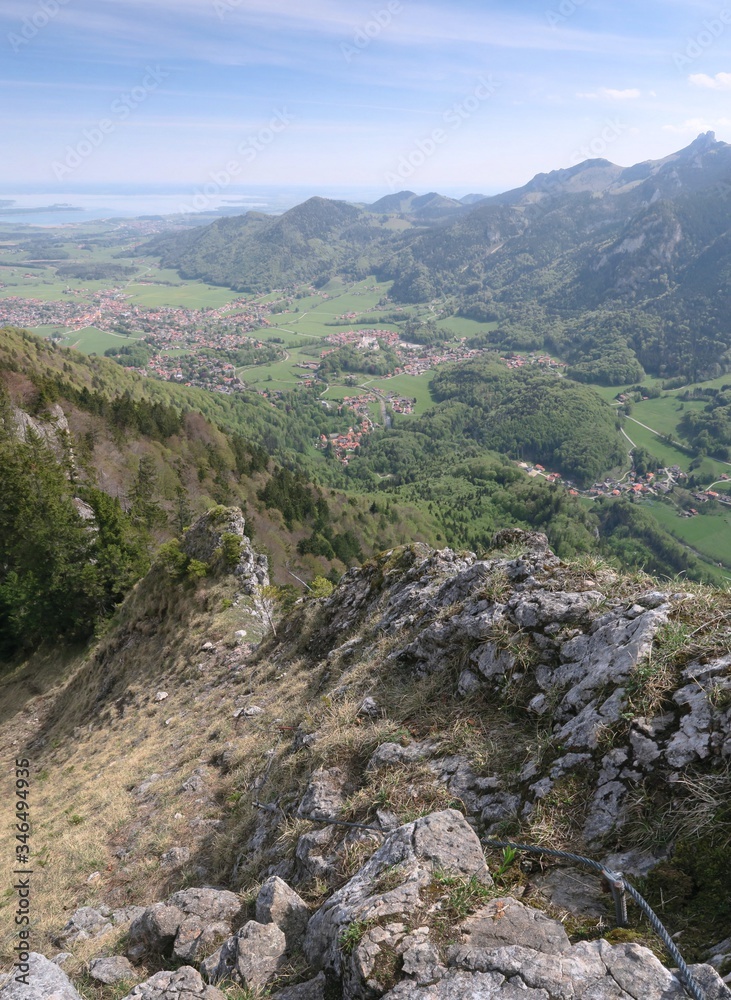 Panoramablick auf Aschau und Chiemsee Panoramablick auf Aschau und Chiemsee