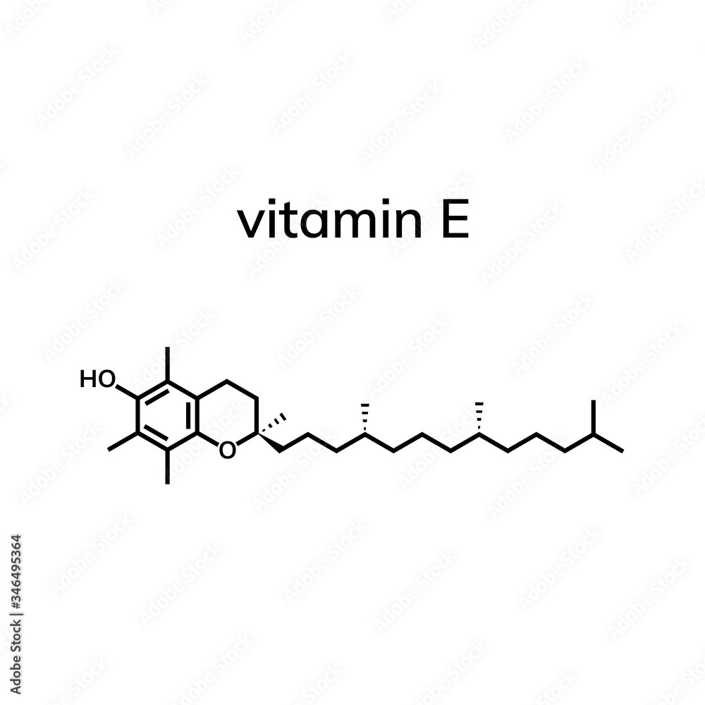 alpha-tocopherol or vitamin E chemical formula alpha-tocopherol or vitamin E chemical formula