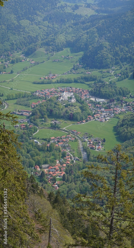 Obraz premium Panorama Hohenaschau
