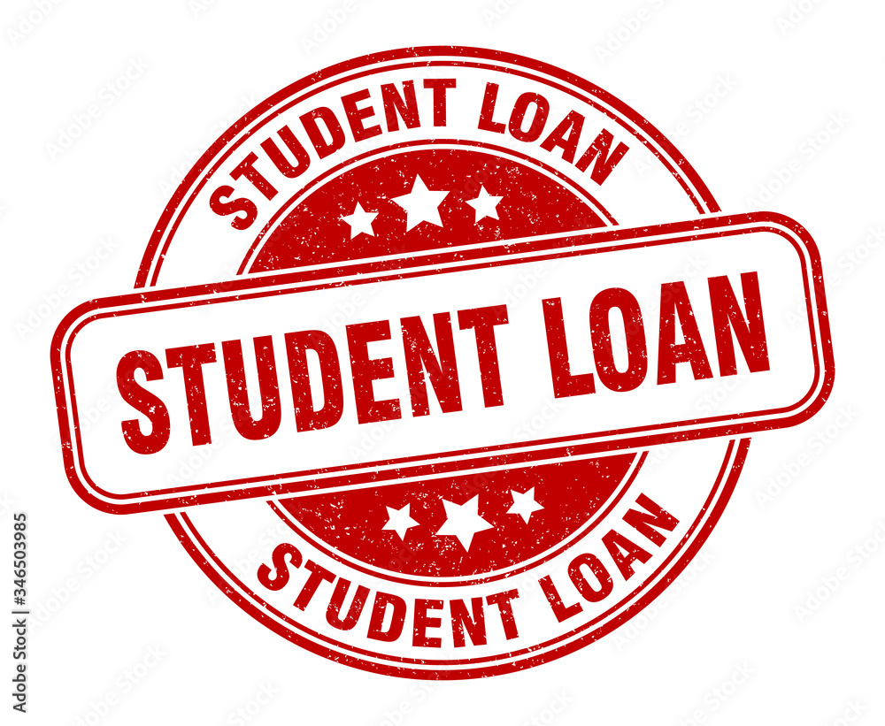 student loan stamp. student loan round grunge sign. label student loan stamp. student loan round grunge sign. label
