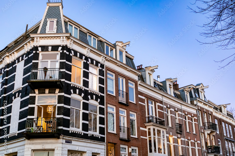 Amsterdam housing on the Weesperzijde