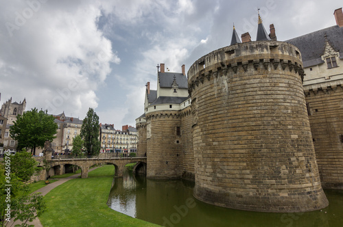 Castle of Nantes in Loire valley (France)