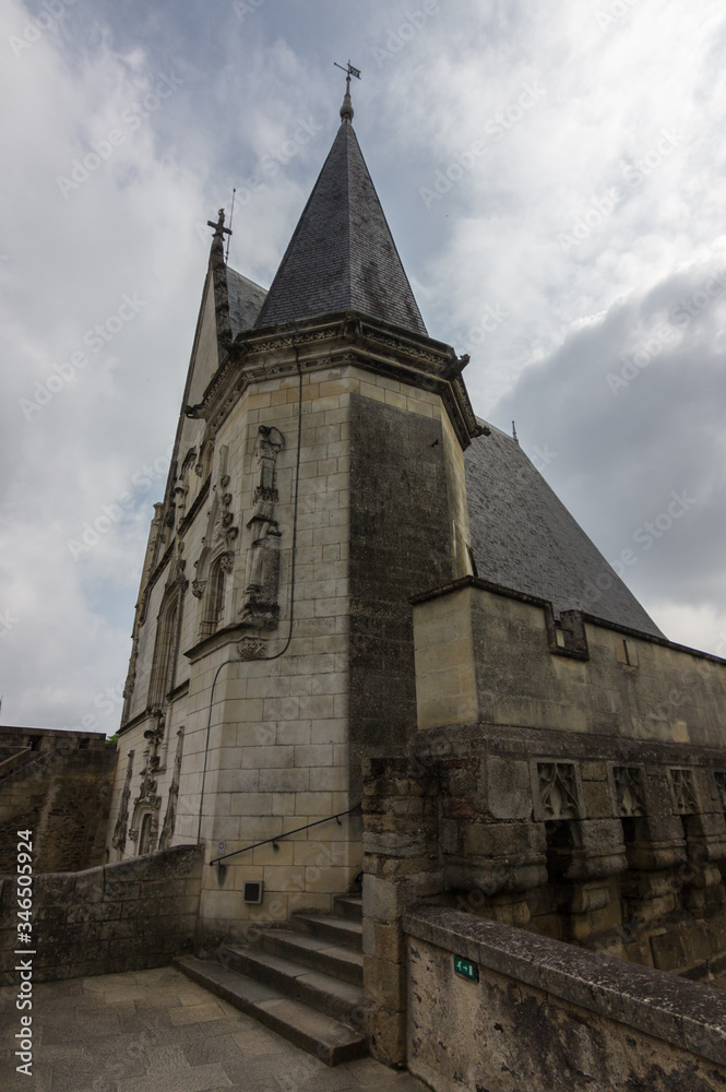 Fototapeta premium Castle of Nantes in Loire valley (France)