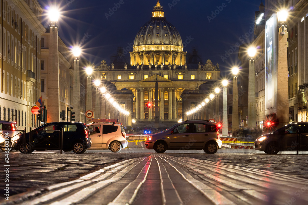 a night in the Vatican