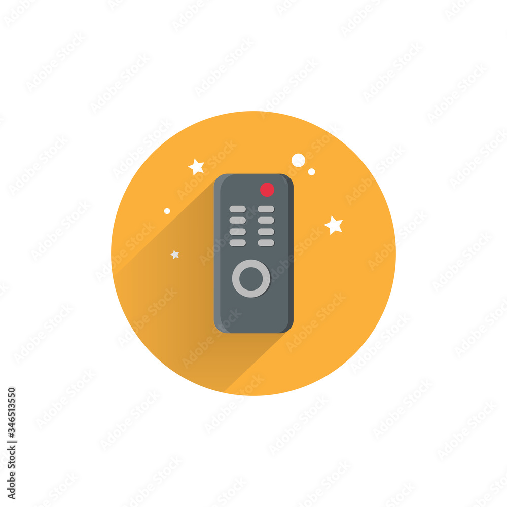 remote colorful flat icon with long shadow. tv remote flat icon remote colorful flat icon with long shadow. tv remote flat icon