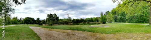 Natur; See; Bäume; Weiher; Schilf; Enten; Donau; Grün; Frühling; Baggersee;