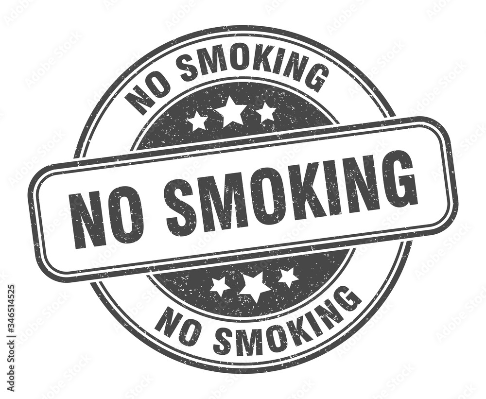 Fototapeta premium no smoking stamp. no smoking round grunge sign. label