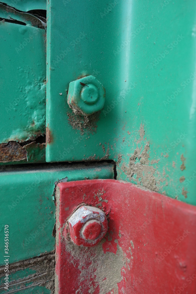 green and red coating