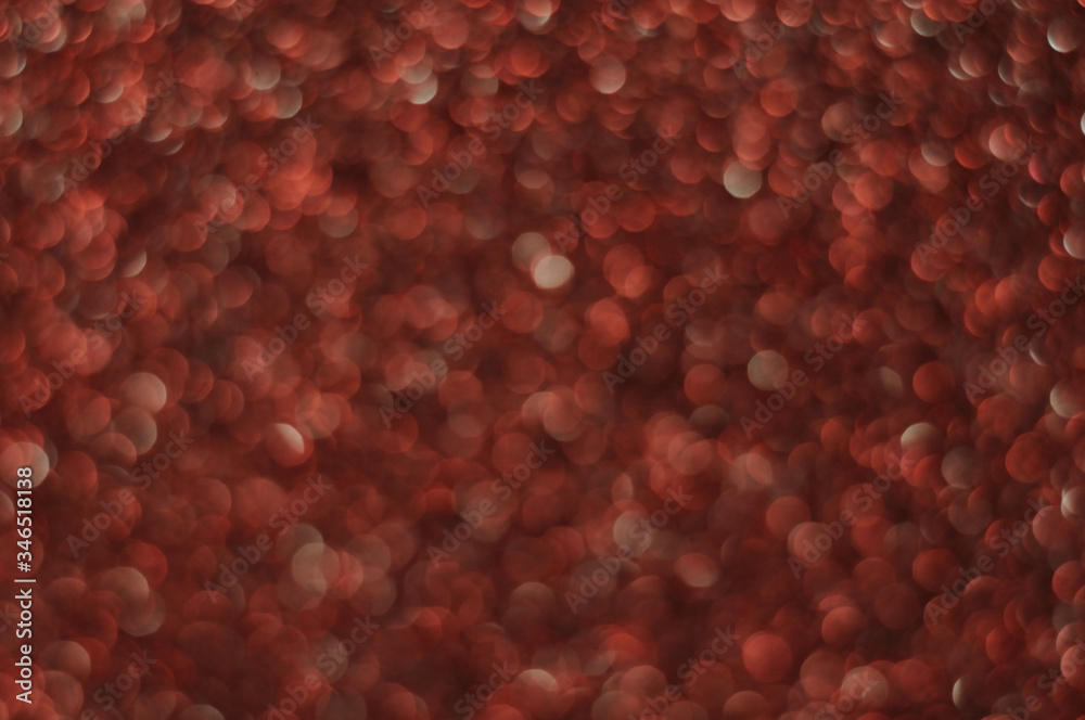 Red and yellow abstract bokeh lights. defocused background