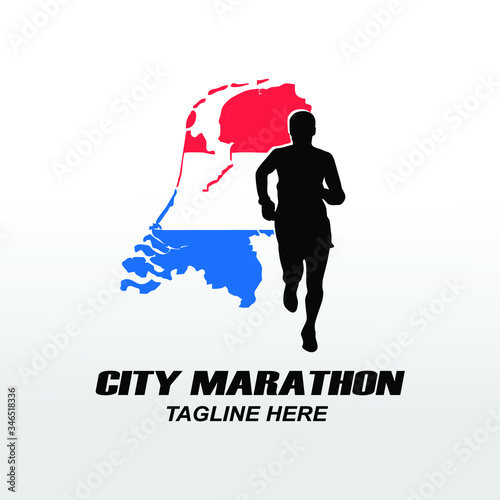 city marathon logo photo