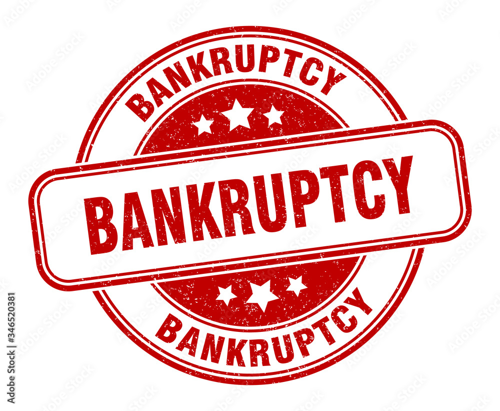 bankruptcy stamp. bankruptcy round grunge sign. label bankruptcy stamp. bankruptcy round grunge sign. label