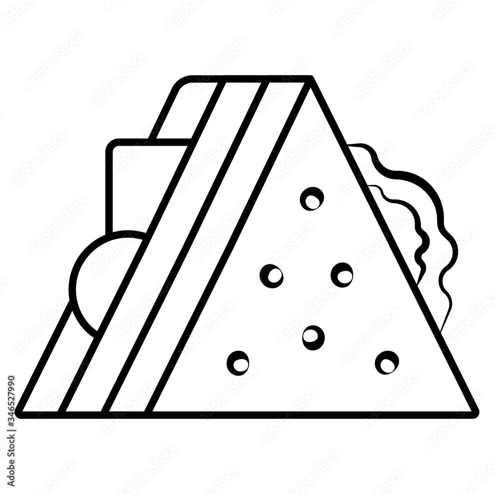 Sandwich icon vector illustration photo Sandwich icon vector illustration photo