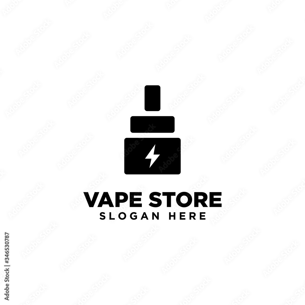 Vape Store Logo Design Template Vape Store Logo Design Template