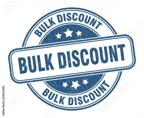 bulk discount stamp. bulk discount round grunge sign. label