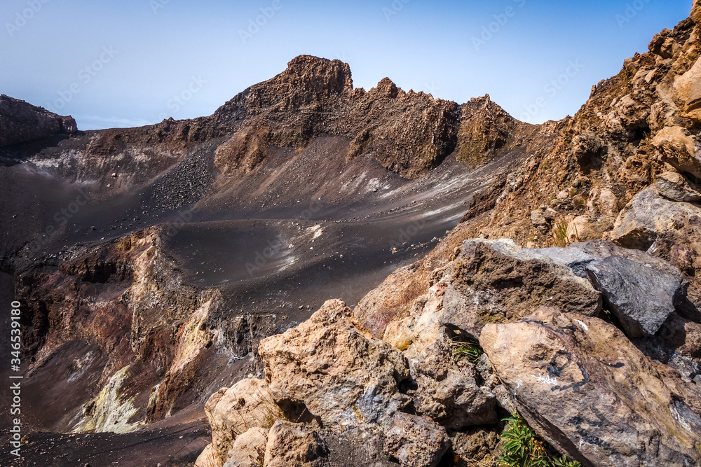 Pico do Fogo crater, Cha das Caldeiras, Cape Verde