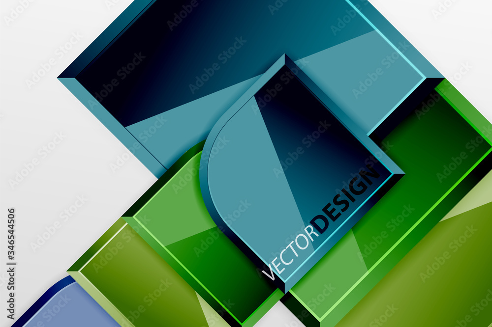 Glossy glass squares with round elements geometric composition. Abstract geometric background with 3d effect composition For Wallpaper, Banner, Background, Card, Book Illustration, landing page Glossy glass squares with round elements geometric composition. Abstract geometric background with 3d effect composition For Wallpaper, Banner, Background, Card, Book Illustration, landing page