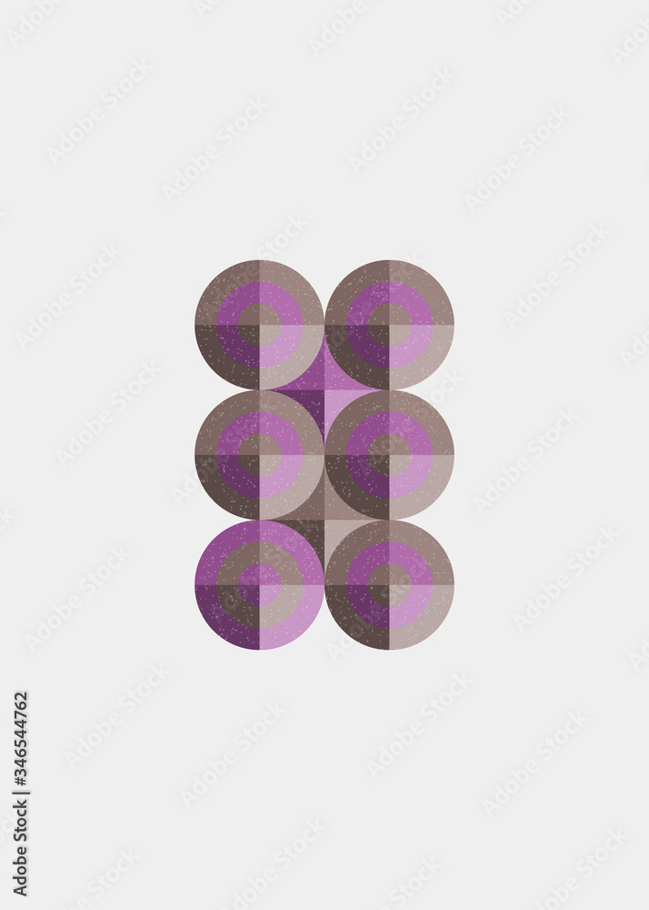 Fototapeta premium Colour Dots Universe Logo art design illustration