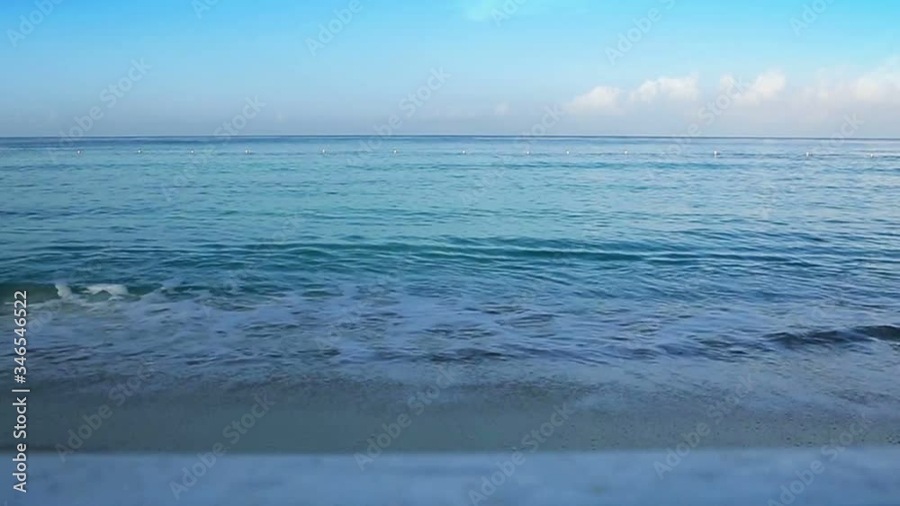 Caribbean sea and clouds sky. Travel background. Caribbean sea and clouds sky. Travel background.