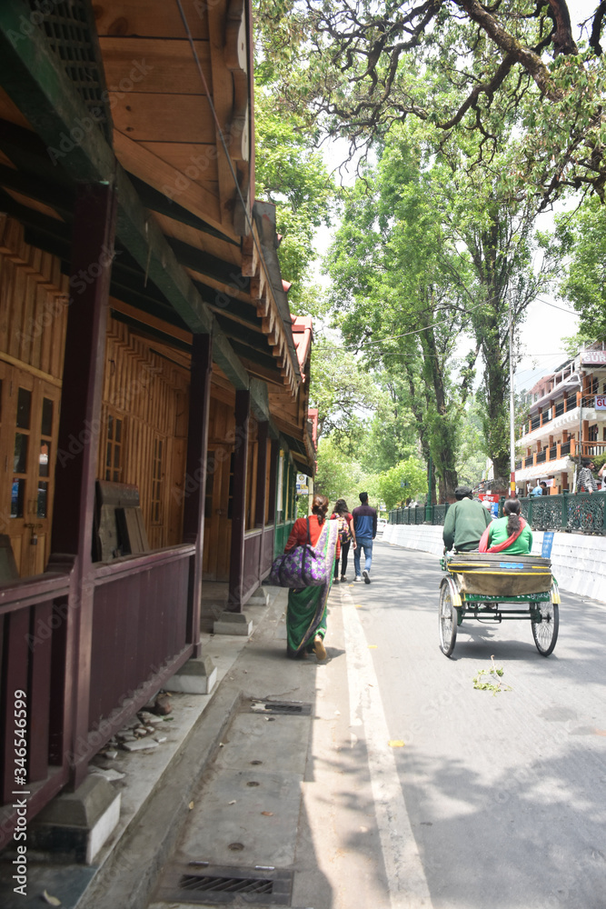 people walking in mall road in nainital Uttrakhand, Nainital Tourism 