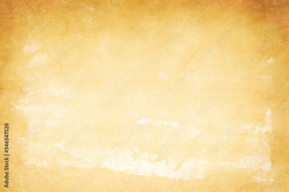 old yellowish paper texture or background - obrazy, fototapety, plakaty 