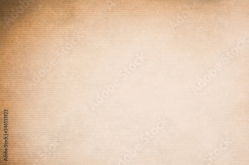 clear brown striped kraft paper texture or background