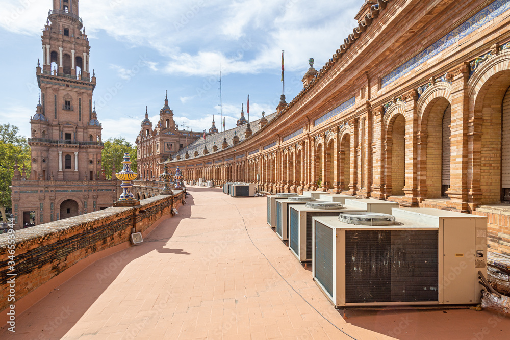 Spain Square view from the top gallery 