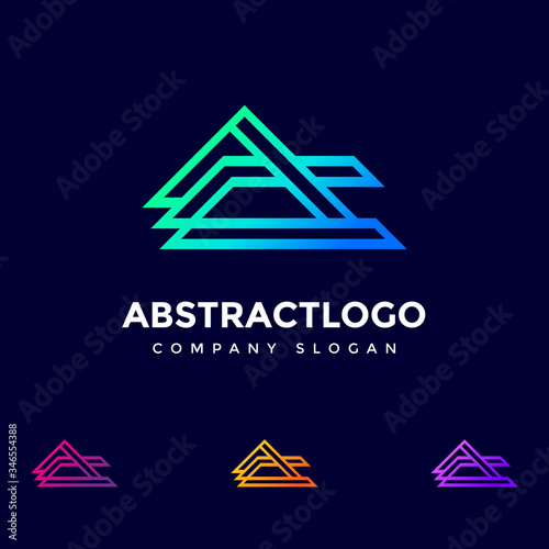 Letter A and C Logo design icon template elements for personal and corporate identity