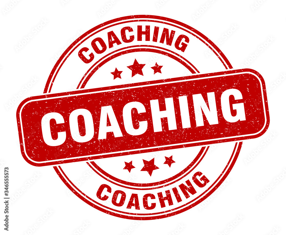 coaching stamp. coaching label. round grunge sign coaching stamp. coaching label. round grunge sign
