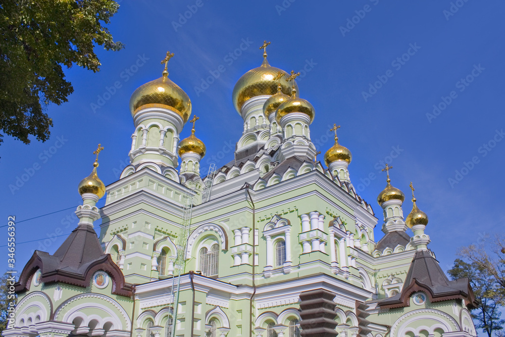 St. Nicholas Cathedral of Pokrovsky Monastery in Kyiv, Ukraine	