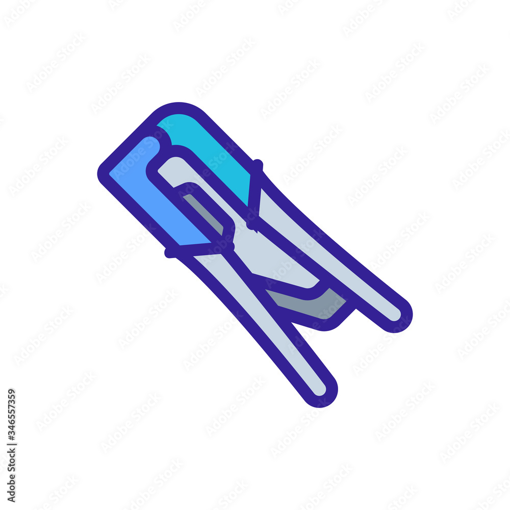 Fototapeta premium wire cutter tool icon vector. wire cutter tool sign. color symbol illustration