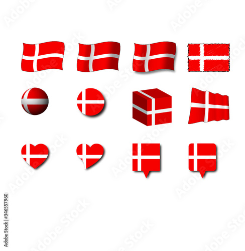 デザインデンマーク国旗 | Design Flag of Denmark