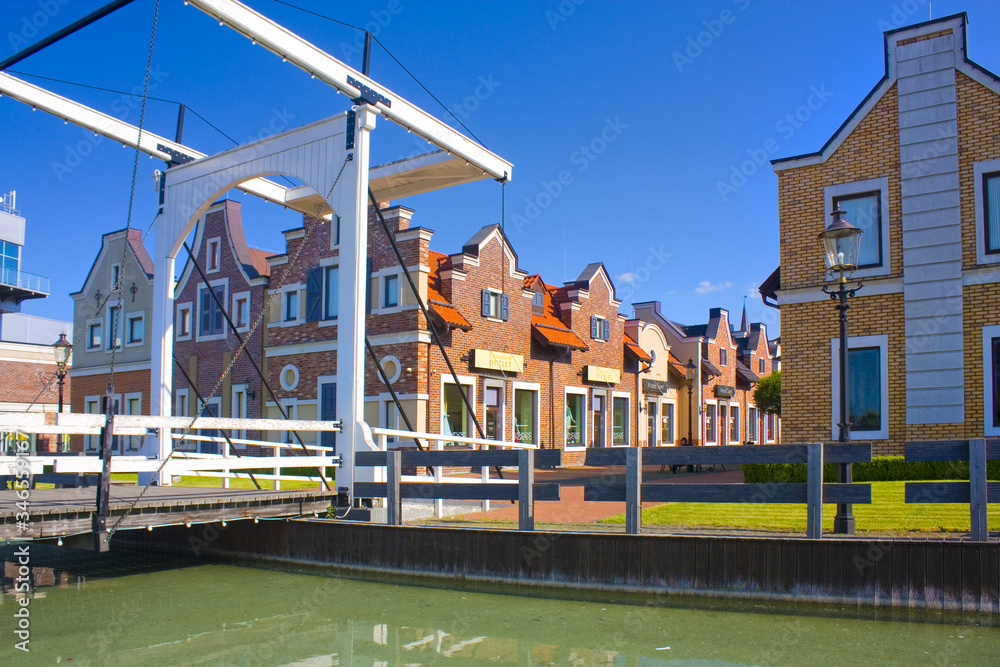 Outlet village «Manufaktura» is outlet shopping center looks like nice