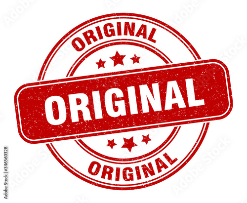 original stamp. original label. round grunge sign