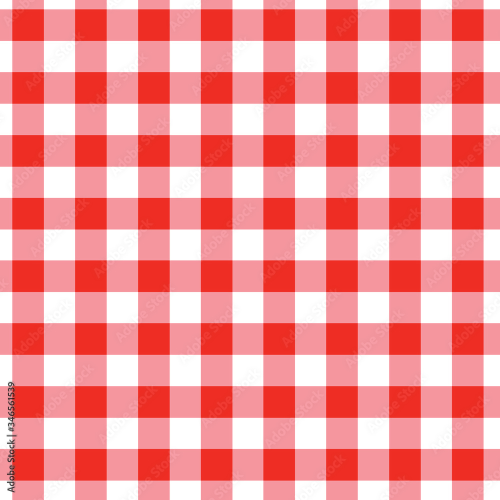 red checkerboard tablecloth - vector illustration red checkerboard tablecloth - vector illustration