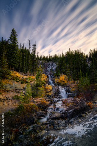 Tangle Creek Falls, Jasper Alberta Kanada travel destination