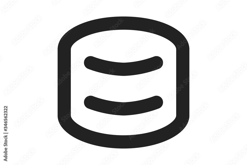 Money. Line Icon Vector. Payment system. Coins and Dollar cent Sign isolated on white background. Flat design style. Money. Line Icon Vector. Payment system. Coins and Dollar cent Sign isolated on white background. Flat design style.